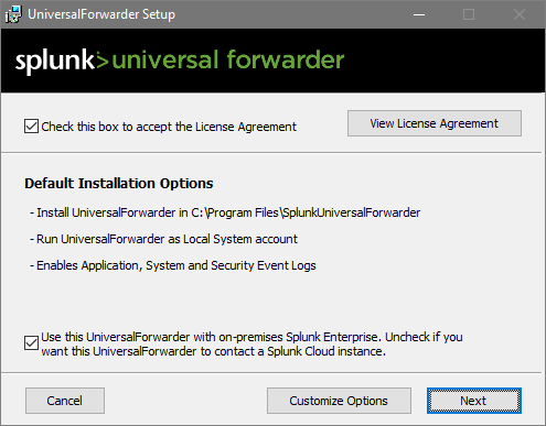 01 - Splunk Universal Forwarder Setup 6.3.1