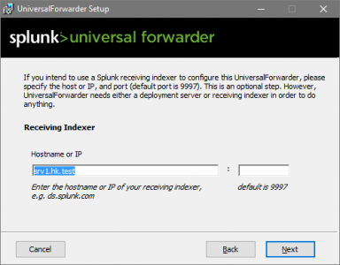 download universal forwarder