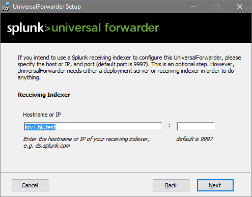 03 - Splunk Universal Forwarder Setup 6.3.1