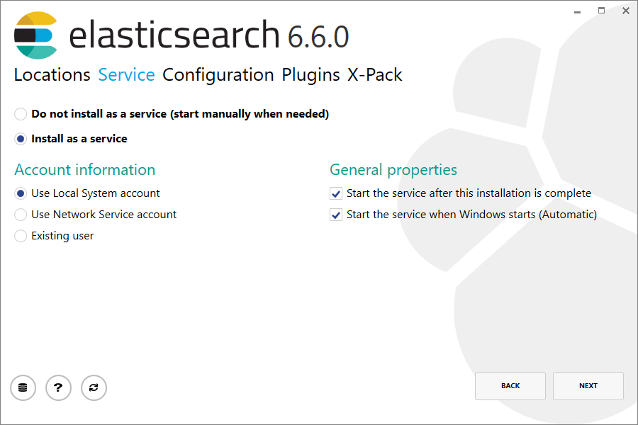 uberAgent - Elasticsearch installation step 2
